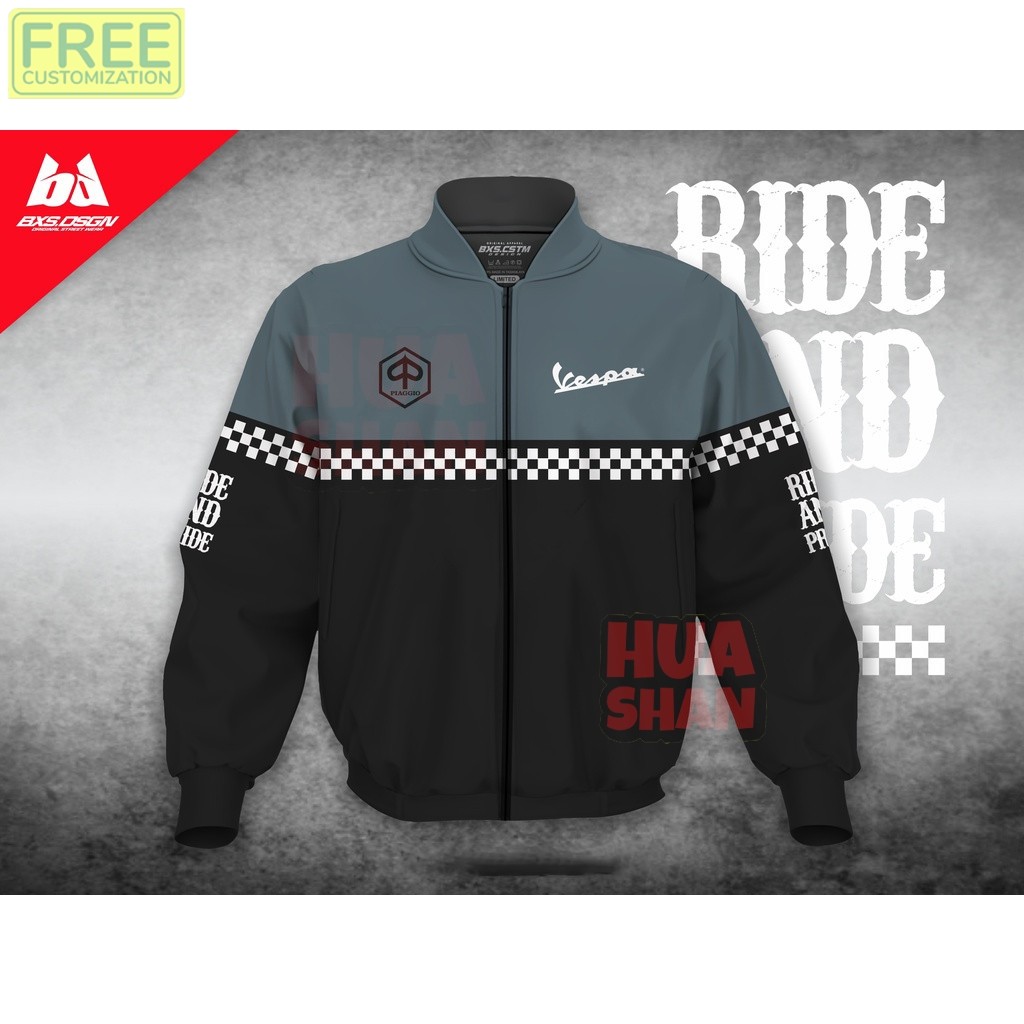 เสื้อแจ็คเก็ต VESPA RIDE และ PRIDE WINDPROOF