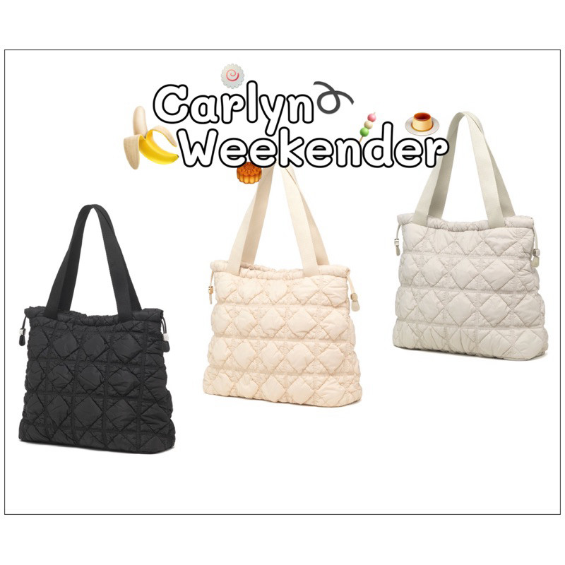 ♞,♘,♙พร้อมส่ง ใช้โค้ดได้Carlyn Weekender ของแท้จากเกาหลี XDY