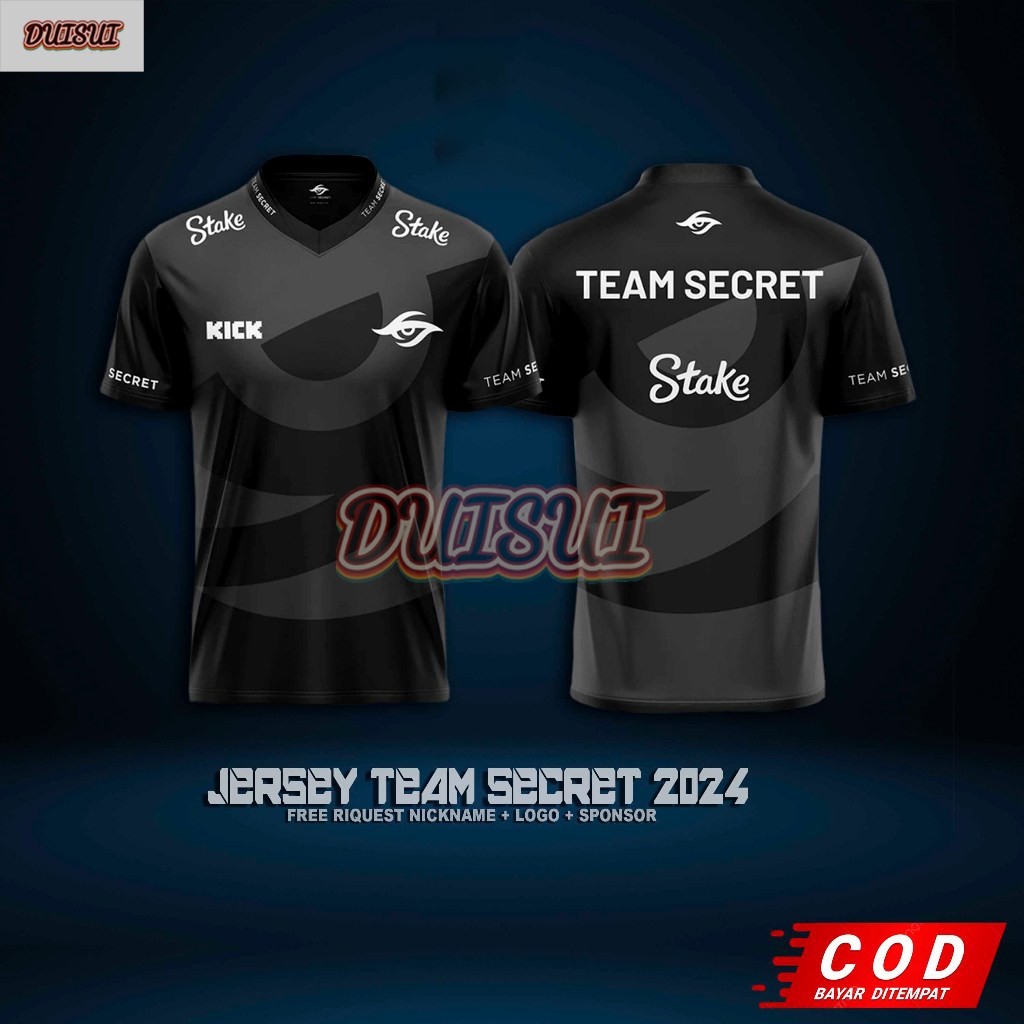 เสื้อยืด Jersey TEAM SECRET 2025 พร้อมฉายชื่อฟรี