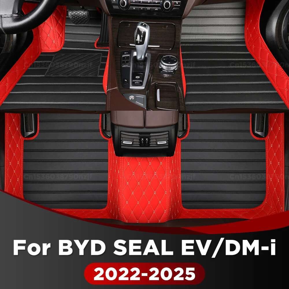 RHD สําหรับ BYD SEAL EV/DM-i 2022-2025 2024 23 Custom รถพรมภายในรายละเอียดอุปกรณ์เสริมแผ่นป้องกันอะไ