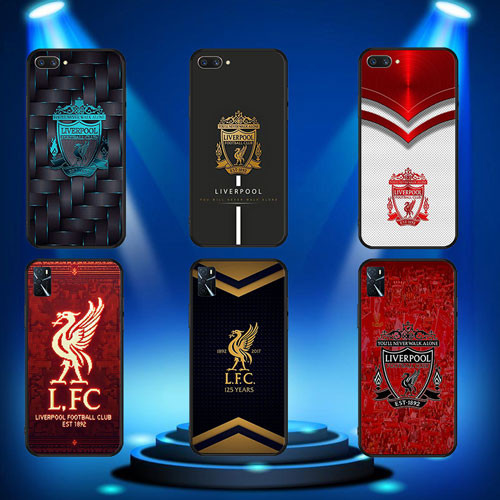 นุ่มสีดํา OPPO A74 F19 Pro Plus R9 F1 R9S A16 A16S A3X A40 A60 A80 A3pro Liverpool2 เคสโทรศัพท์