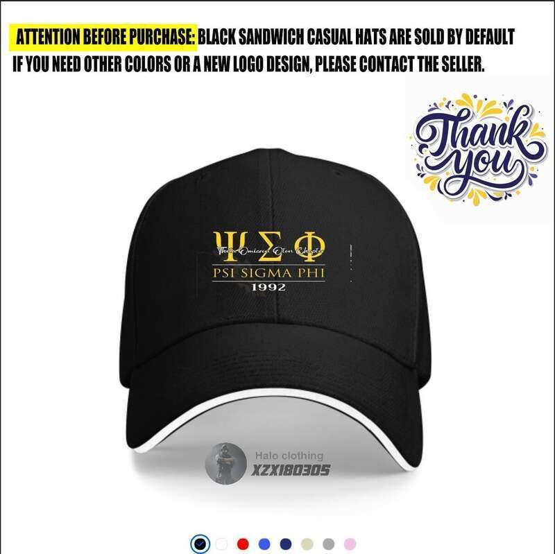 จัดแต่งทรงผม อิเตรียต! Psi Sigma Phi 33rd Founding Anniversary Fraternity & Sorority Baseball Cap ดี