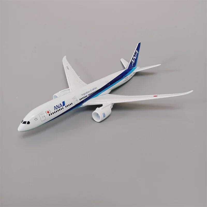 โมเดลเครื่องบินโบอิ้ง ★ 787 B787 ของสายการบิน ANA ขนาด 16 ซม. โลหะผสม 1/400 สเกล โมเดลเครื่องบิ