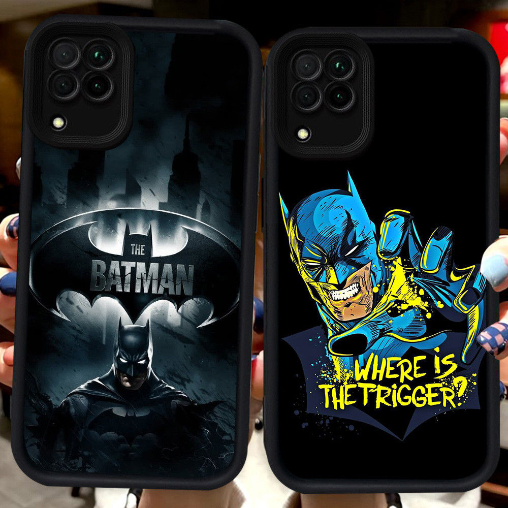 SAMSUNG เคสสีดําสําหรับSamsung A04 A05 A06 J7 J2 Prime F04 A22 A12 A04E M04 Pro 5G H103 DC Batman