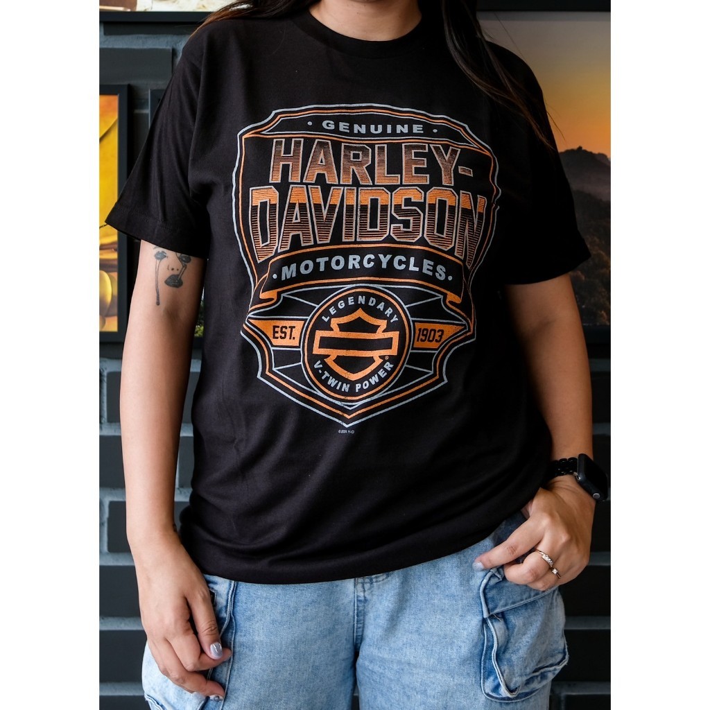 ♞,♘เสื้อยืดลิขสิทธิ์แท้ HARLEY-DAVIDSON OF UBON RATCHATHANI - ACCOLADES WHF