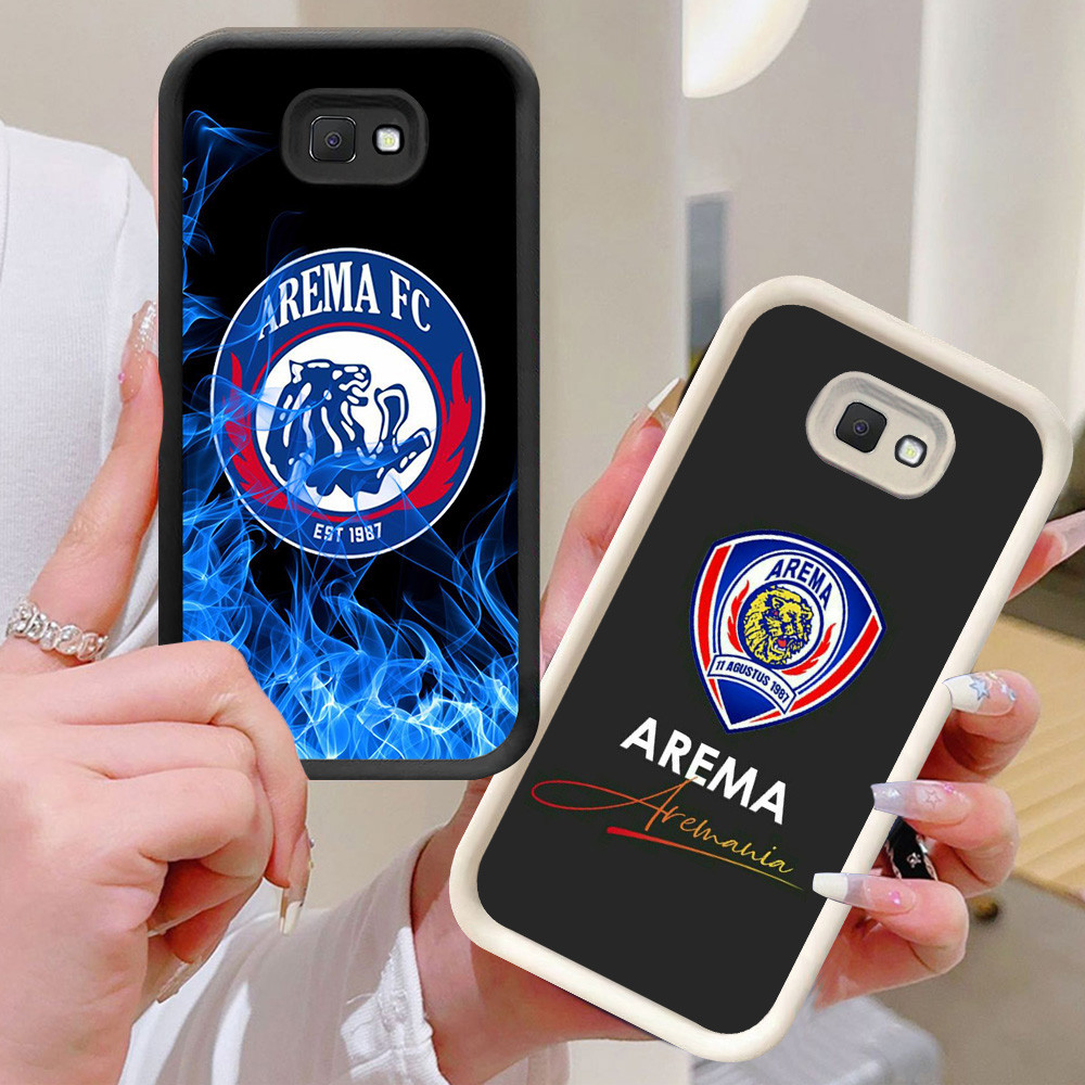 BI66 Arema FC Casing สําหรับ Samsung Galaxy J6 J7 Pro J4 J2 Prime Plus White Black