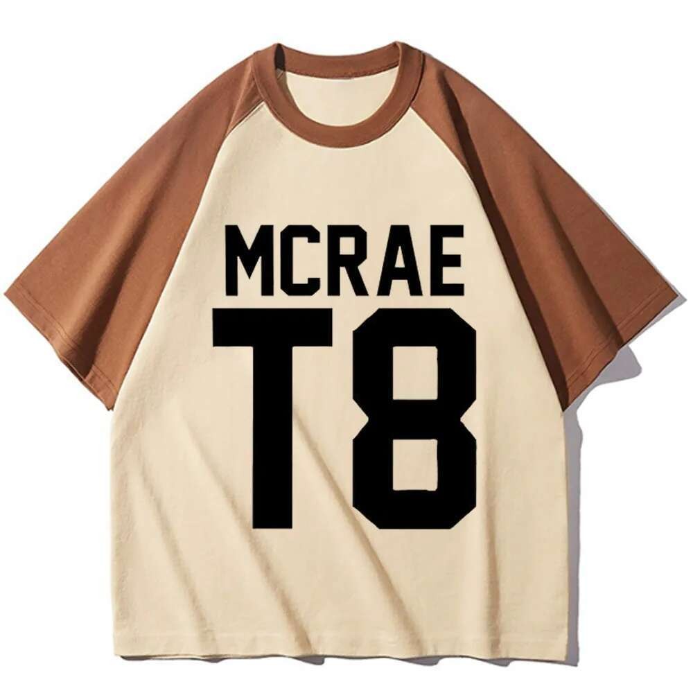 Tate Mcrae T8 top tees วัยรุ่น 2000s Grunge Psychedelic Retro kawaii 80s top tees อะนิเมะ Grunge Pas