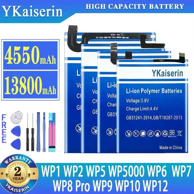 YKaiserin Battery For Oukitel WP1 WP2 WP6 WP5 WP5000 WP7 WP8 Pro WP8Pro WP9 WP10 WP12 Mobile Phone