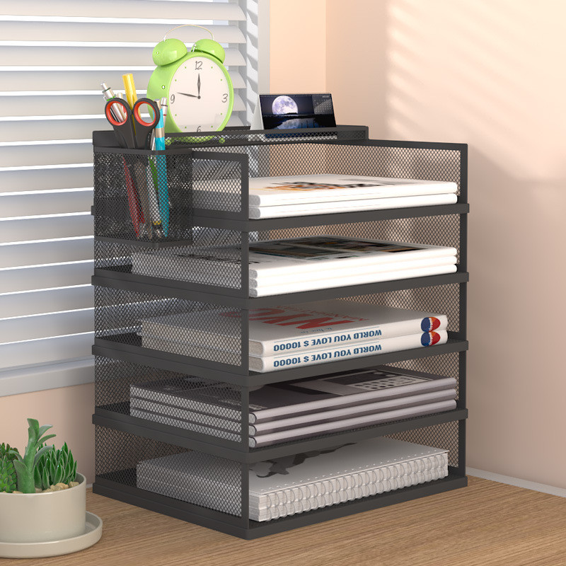 A3 DEVERTION DESKTOP FILE RACK BOK BOK METAL STORAGE