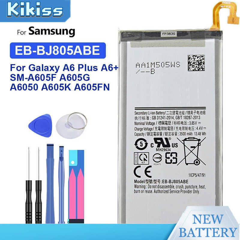 EB-BJ805ABE 3500mAh Battery for Samsung Galaxy A6 Plus A6+ SM-A605F A605G A6050 A605K A605FN A605GN