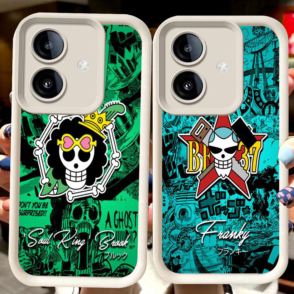 H129 One Piece LuffyปลอกสีขาวสําหรับOPPO A3X A3 A79 A5 A5X A5I Pro 2025 5G