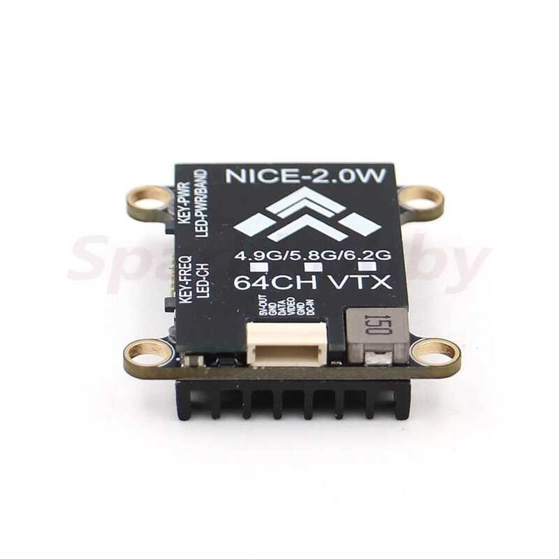 ▥ SPARKHOBBY NICE 1.2G 1.3G 5.8G 2W 64Ch VTX วิดีโอ 7 ~ 36V รองรับโปรโตคอล TBS OSD พารามิเตอร์ป