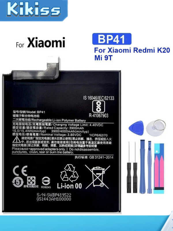 BP40 BP41 Battery For Xiaomi Redmi Pro 9TPro K20pro K20 Mi 9T mi9T Bateria + Free tool