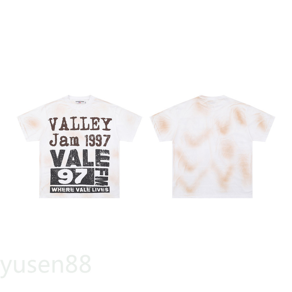 ♞,♘,♙*** HOT ** VALE 97FM TEE 2025 เสื้อยืดแขนสั้น Street คุณภาพสูง 2025