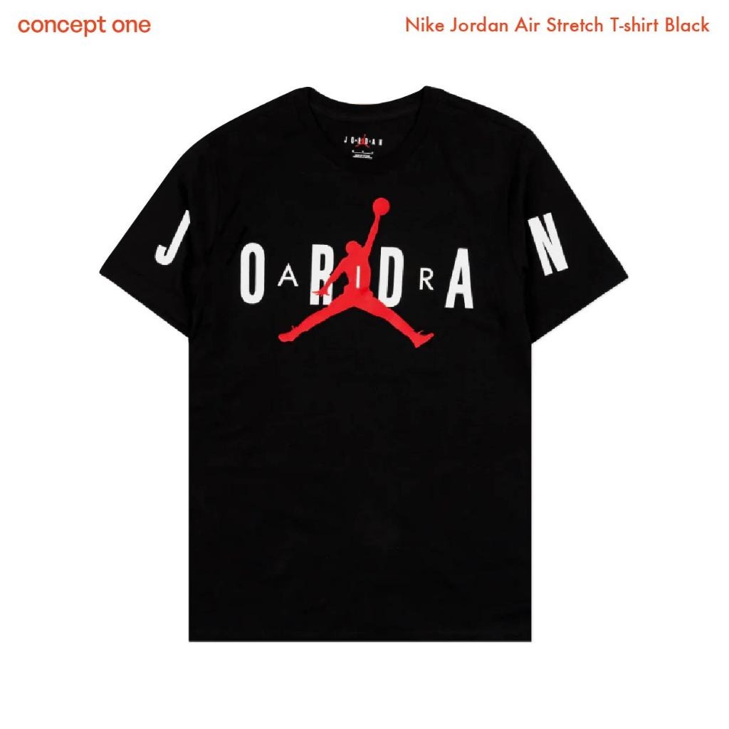 ♞Conceptone Nike Jordan Air Stretch T-Shirt Black YRJ