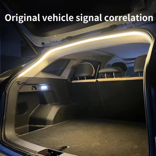 （🚚ท้องถิ่น🚚）2/4m รถความสว่างสูง Trunk Ambient Light ตกแต่งภายในสายไฟ Led ฟรีการตรวจจับอัตโนมัติ Tailgate Light Strip