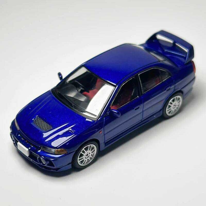 โมเดลรถ ★ TOMYTEC 1:64 T Blue N186e Lancer EVO 4 N190e รุ่นที่ 6 สีขาว ★