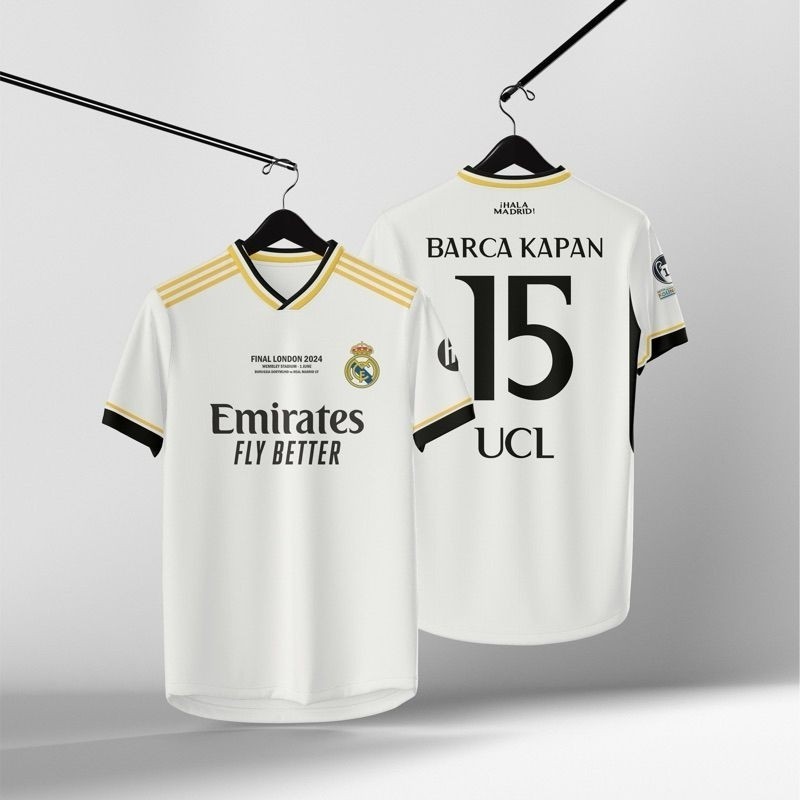 JERSEY REAL MADRID BARCA KAPAN 15 UCL พิมพ์เต็ม