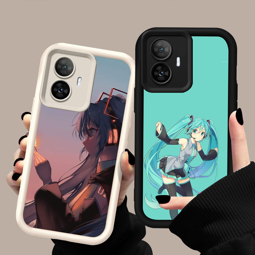 YZ-10 Hatsune Miku ปลอกกันกระแทกสําหรับ OPPO F25 Reno 10 11 11F 13F Realme C55 Narzo N55 C67 Pro