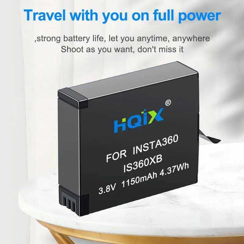❃ Hqix สำหรับแบตเตอรี่ที่ชาร์จกล้องเพื่อการกีฬาหนึ่งก้อนสำหรับ Lnsta360