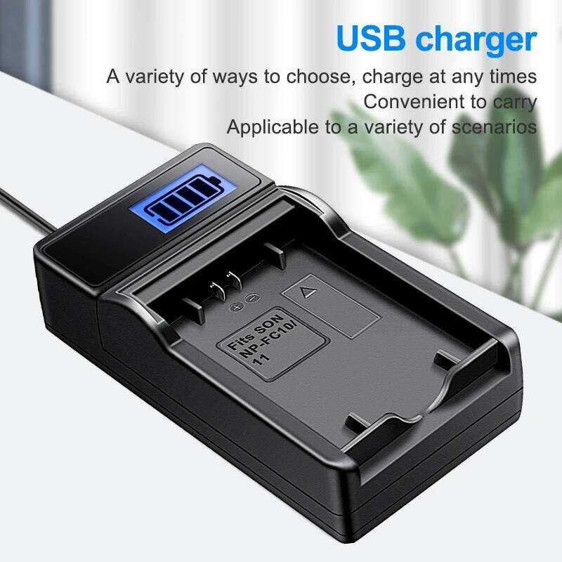 ▥ HQIX สําหรับ Sony Dsc- F77 F77a Fx77 V1 P2 P3 P5 P7 P8 P9 P10 P12 กล้อง Np-Fc10 Fc11 แบตเตอรี