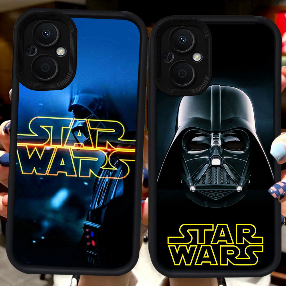 ปลอกสีดําสําหรับ OPPO Reno 7Z 8Z ค้นหา X5 8 7 Lite 5G H4 Star War