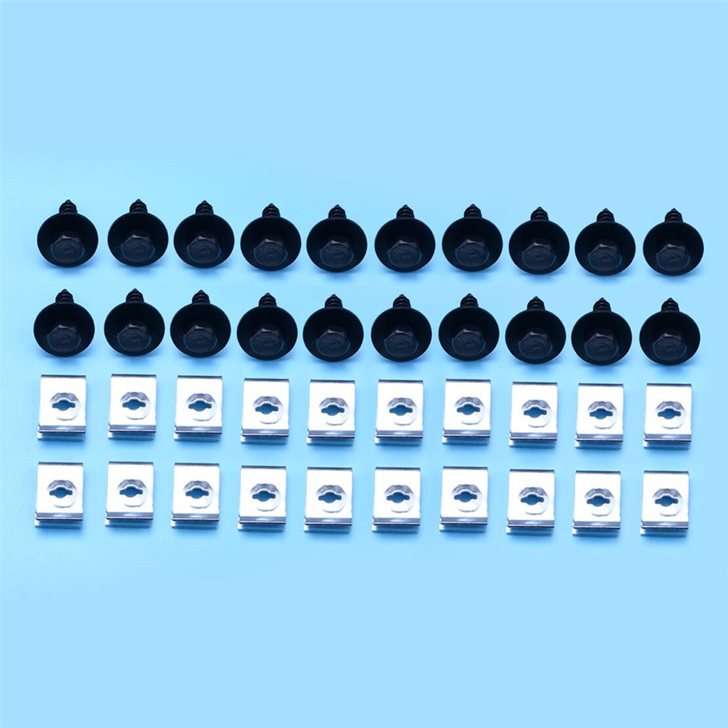 รถภายใต้ Body Fender ล้อกันชนสกรูสลักเกลียว U Nut คลิป Fastener Retainer Fit สําหรับ BMW 1/3/6/7/8/X