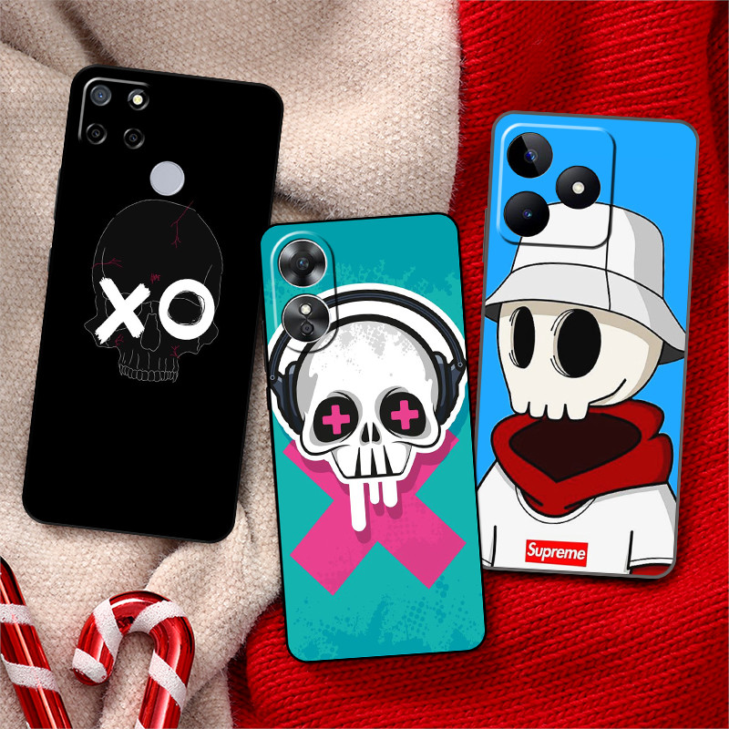 เคสโทรศัพท์สีดํานุ่มสําหรับRealme 3 5 5i 5s 6i 7 7i 8 8s 8i 9 9i 10 Pro Plus 12X 12 + 13 P1 34HK Cre
