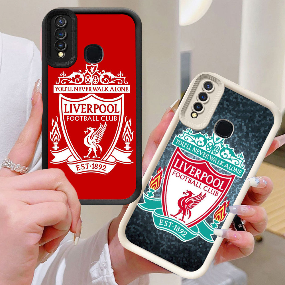 BI86 Liverpool-FC Casing สําหรับ VIVO Y30 Y50 Y12 Y17 Y30i Y19 Z1 Pro Y15 V9 สีขาวสีดํา