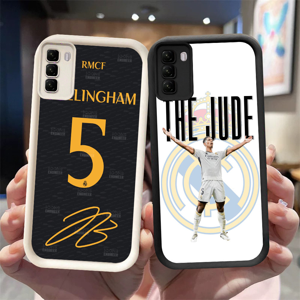 YA-18 Jude Bellingham ปลอกกันกระแทกสําหรับ Infinix HOT 50 Tecno POP Pova 5 8 9 Spark 20 ITEL P55 RS4