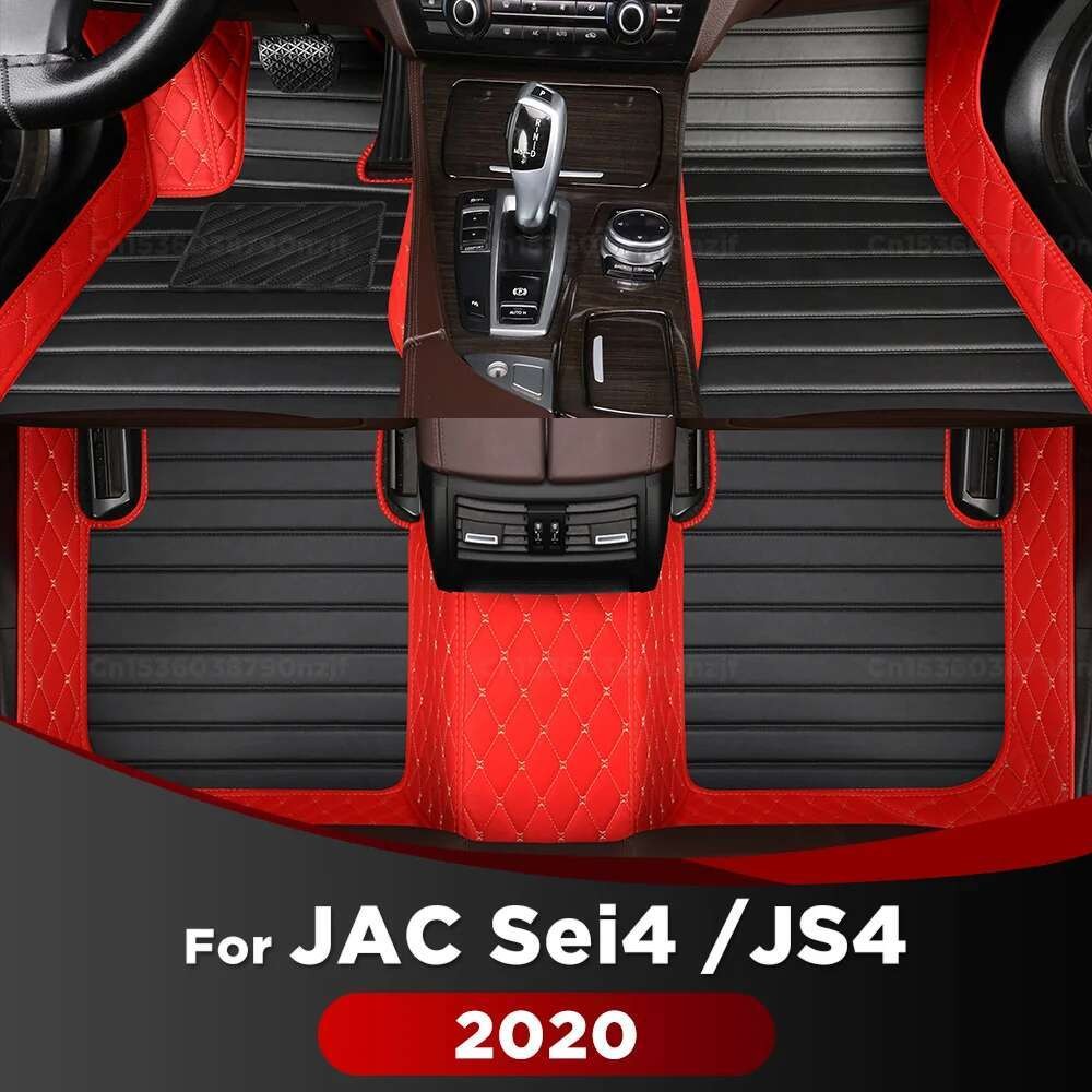 RHD สําหรับ JAC Sei4 /JS4 2020 รถพรมปูพื้น Custom Auto แผ่นพรมรถยนต์อุปกรณ์ตกแต่งภายใน