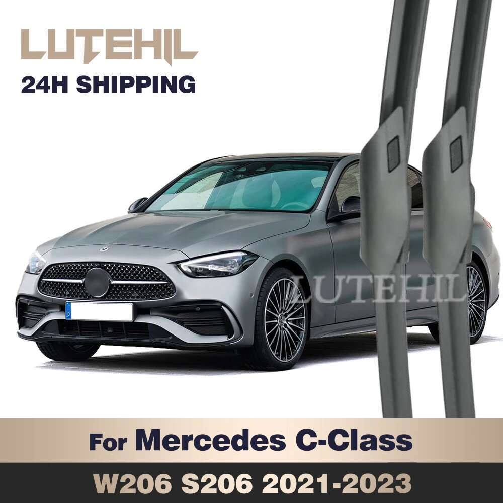 สําหรับMercedes Benz C-Class W206 S206 2021-2023 2022 Wiperด้านหน้าใบปัดน้ําฝนกระจกกระจกแปรงหน้าต่าง22"+22"