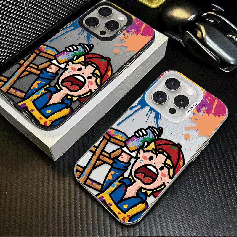 เคส เคสโทรศัพท์ เข้ากันได้กับ iPhone 7PLUS\8PLUS iPhone15 promax อารมณ์ขัน iPhone12ProMax น่าสนใจ iP