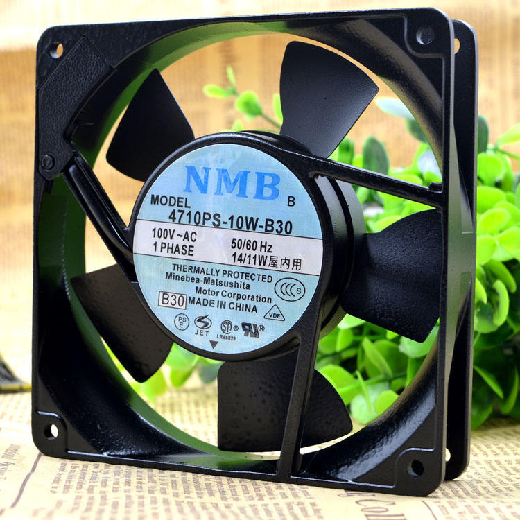 NMB 12 ซม.100V 12025 14/11W 4710PS-10T-B30 พัดลม AC พัดลมพัดลมระบายความร้อน
