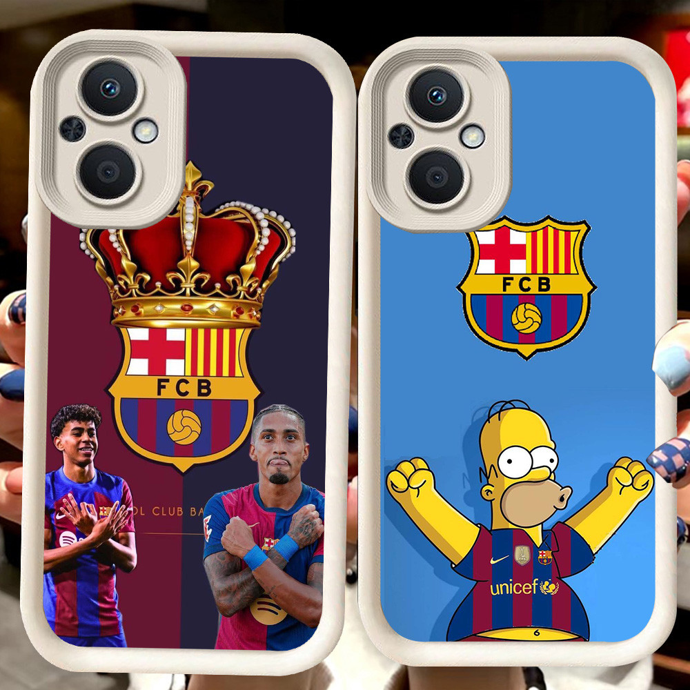 H77 Barcelona Club ปลอกสีขาวสําหรับ OPPO Reno 8Z 7 7Z ค้นหา X5 8 Lite 5G