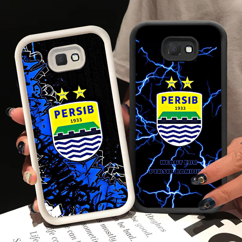 BI91 Persib Casing สําหรับ Samsung Galaxy J6 J7 Pro J4 J2 Prime Plus White Black