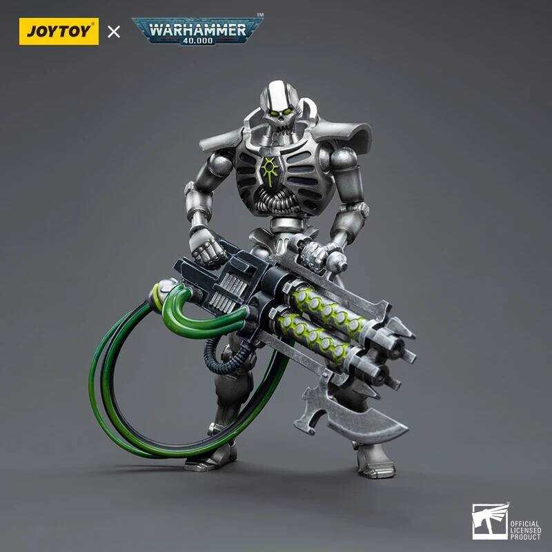 โมเดลแอคชั่นหุ่นยนต์ ★ JOYTOY 40K Necrons Sautekh Dynasty Deathmark Immortal พร้อม Tesla Carbin