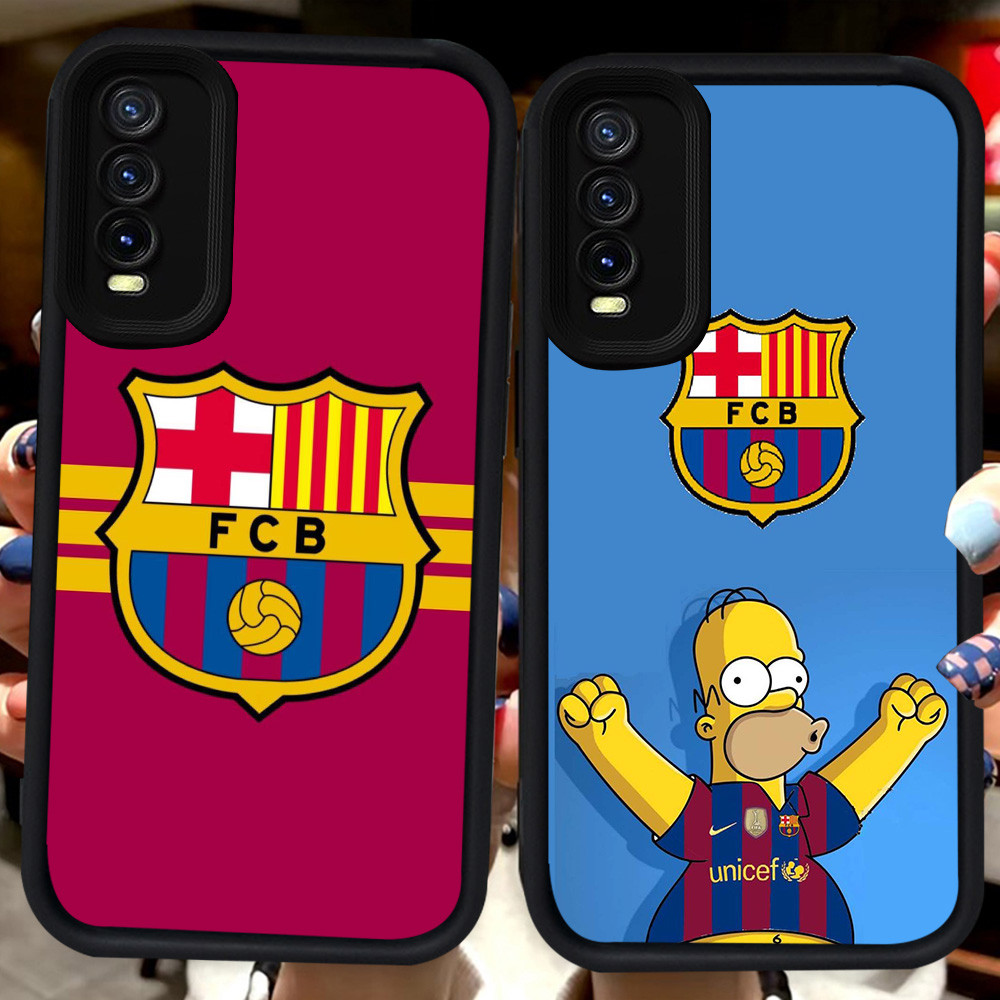 ปลอกสีดําสําหรับ VIVO Y11s Y20i S1 Pro Y20 Y66 Y20s Y83 V15 V17 V19 Neo Y12s H77 Barcelona Club