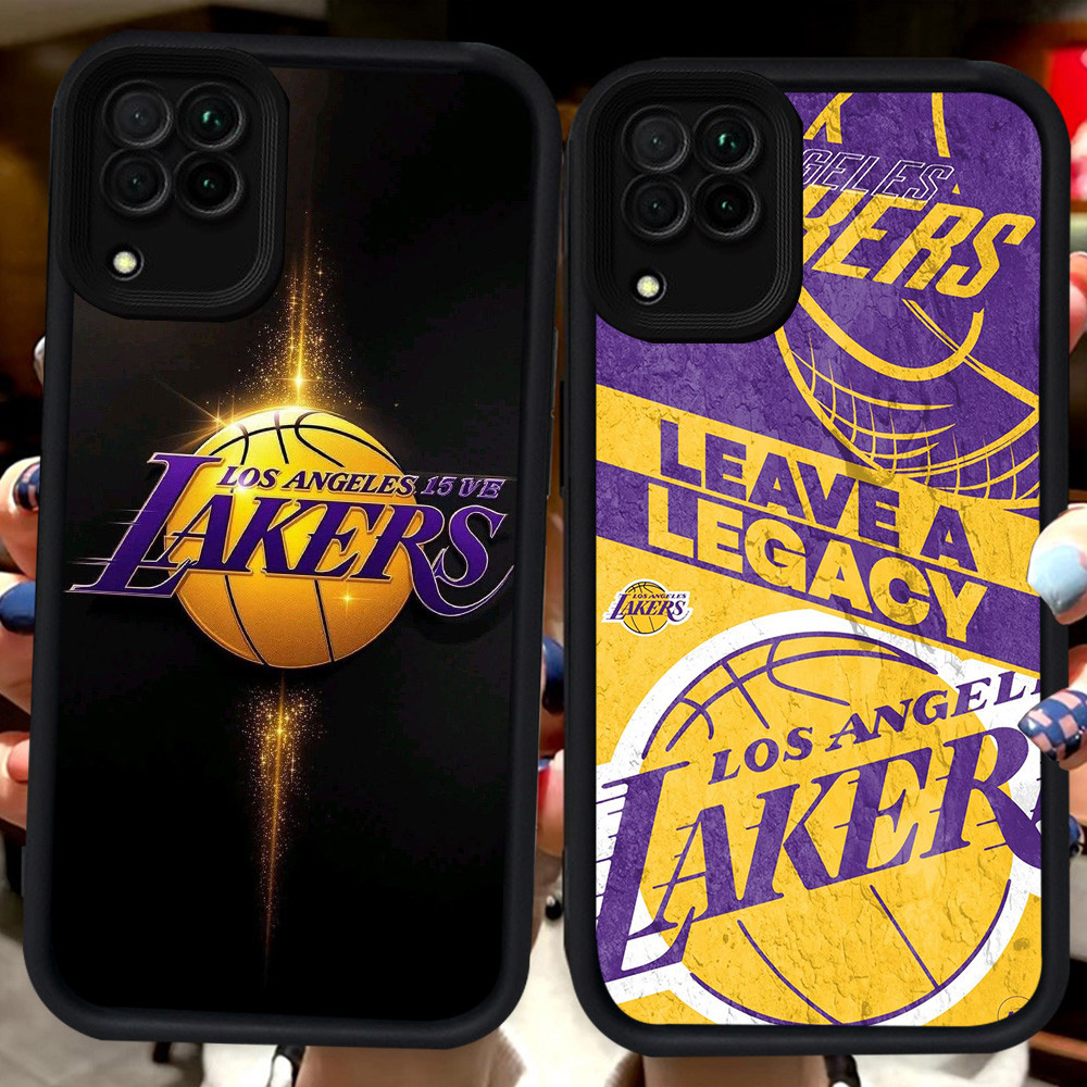 ปลอกสีดําสําหรับ Samsung A04 A05 A06 J7 J2 Prime F04 A22 A12 A04E M04 Pro 5G H97 Los Angeles Lakers