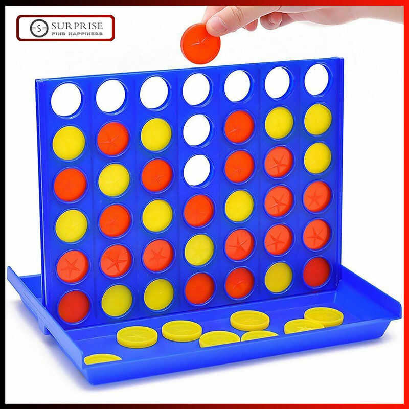 LY Connect 4 In A E Board Game Kids Eduional Toys Puzzle Game Family Entertainment