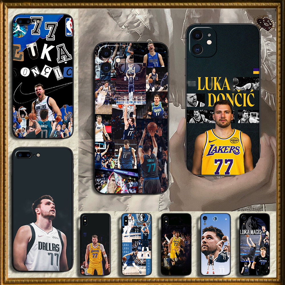 เคสโทรศัพท์สีดําแบบนุ่มเคสป้องกันRealme C1 C2 C3 C11 C12 C15 C17 C20C 21 FR02 Luka Dončiปลอกเคสg