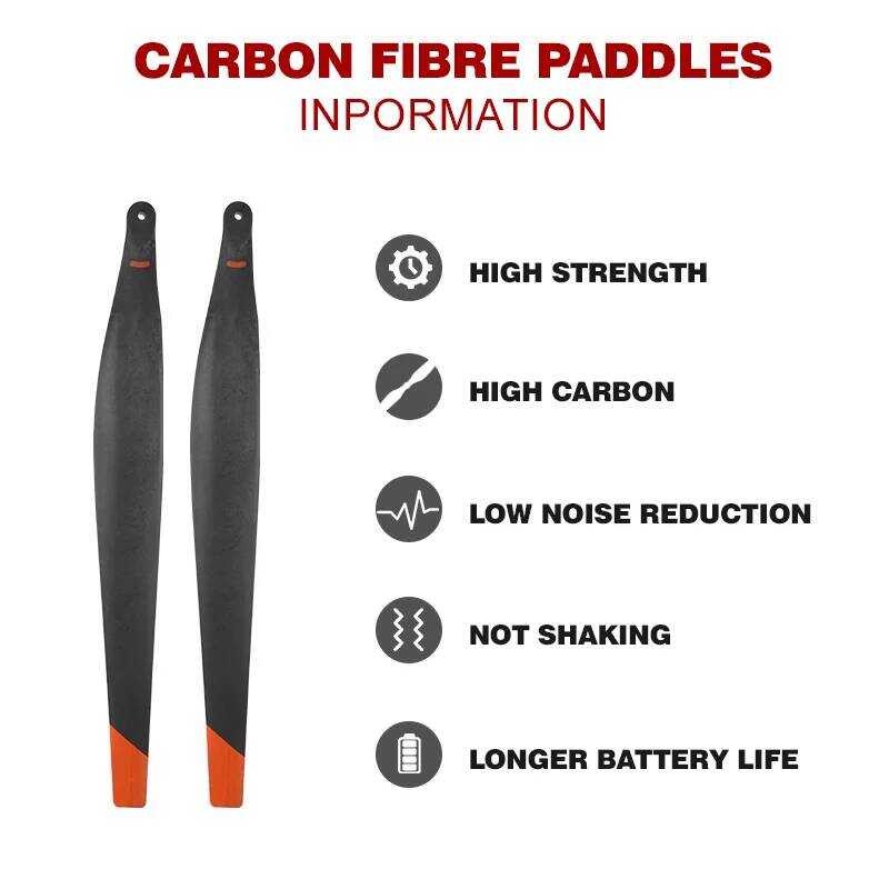 ▥ สูงคาร์บอนพับใบพัดสําหรับ DJI T25/T25p การเกษตร Drones - 5018 Cw/Ccw เปลี่ยน, ทนทาน Drone อุป