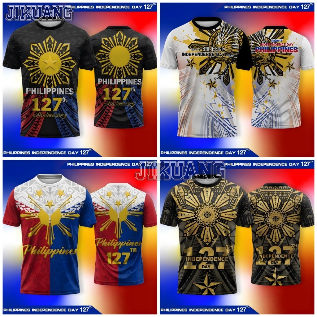 2025 ฟิลิปปินส์ United Nations Remembrance Day เสื้อยืดแขนสั้นระเหิดกีฬา Quick-Drying 127th Annivers
