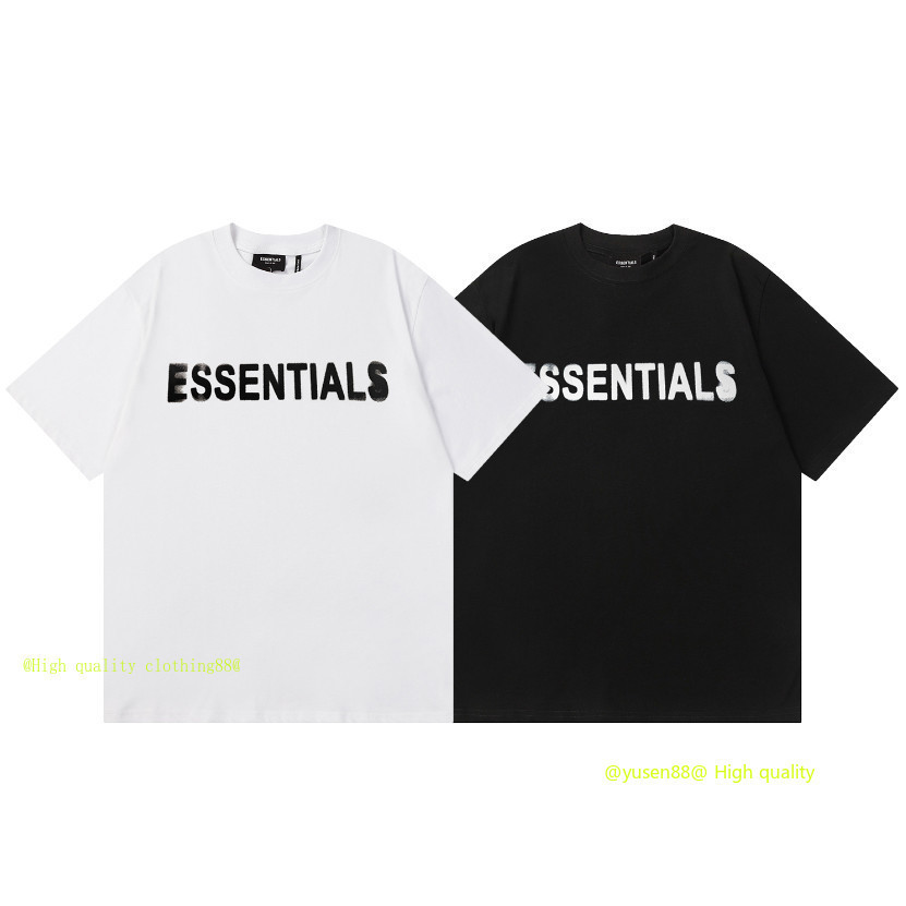 ♞,♘,♙Hot Sale สไตล์ใหม่ *** FOG *** ผ้าคอตตอน 100% FOG ESSENTIALS เสื้อยืดแขนสั้นพิมพ์ลายสไตล์ใหม่เ