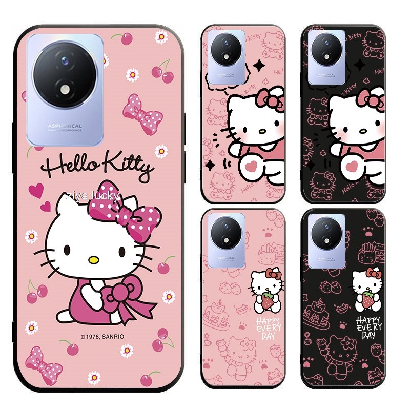 Vivo Y02 Vivo Y02T Vivo Y02A Vivo Y11 2023 การ์ตูน Kitty Patterned Soft TPU Case Cover