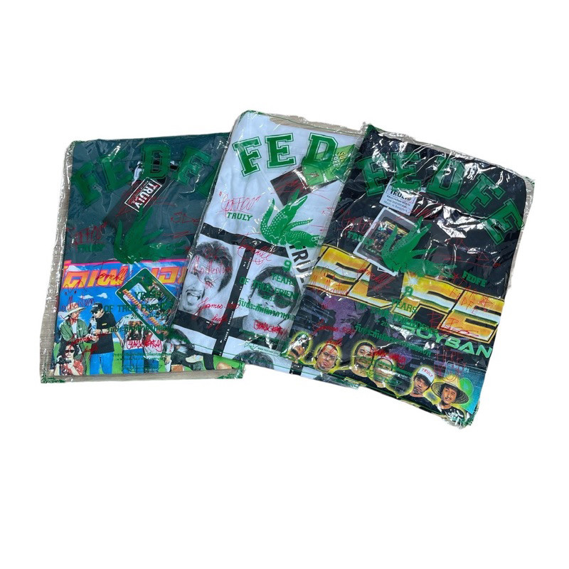 ♞,♘เสื้อยืด Fedfe x Truly KJG