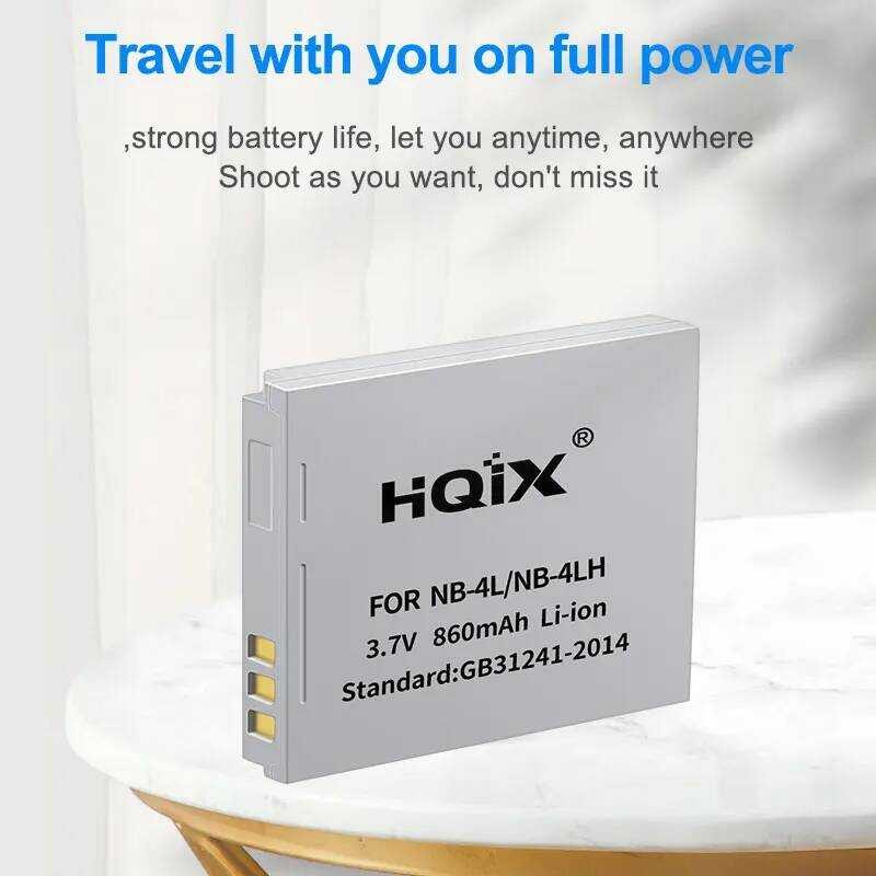 ▥ HQIX สำหรับ Canon IXUS 100 120 220 255 40 55 65 75 I5 I7 110 130 117 230 115 Sd960 Sd780 Tx1