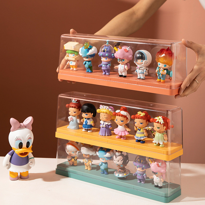 Pop Matt Display Box Blind Box Storage Acrylic Display Shelf Nezha: กล่องแสดงผลทะเลของเด็กปีศาจ