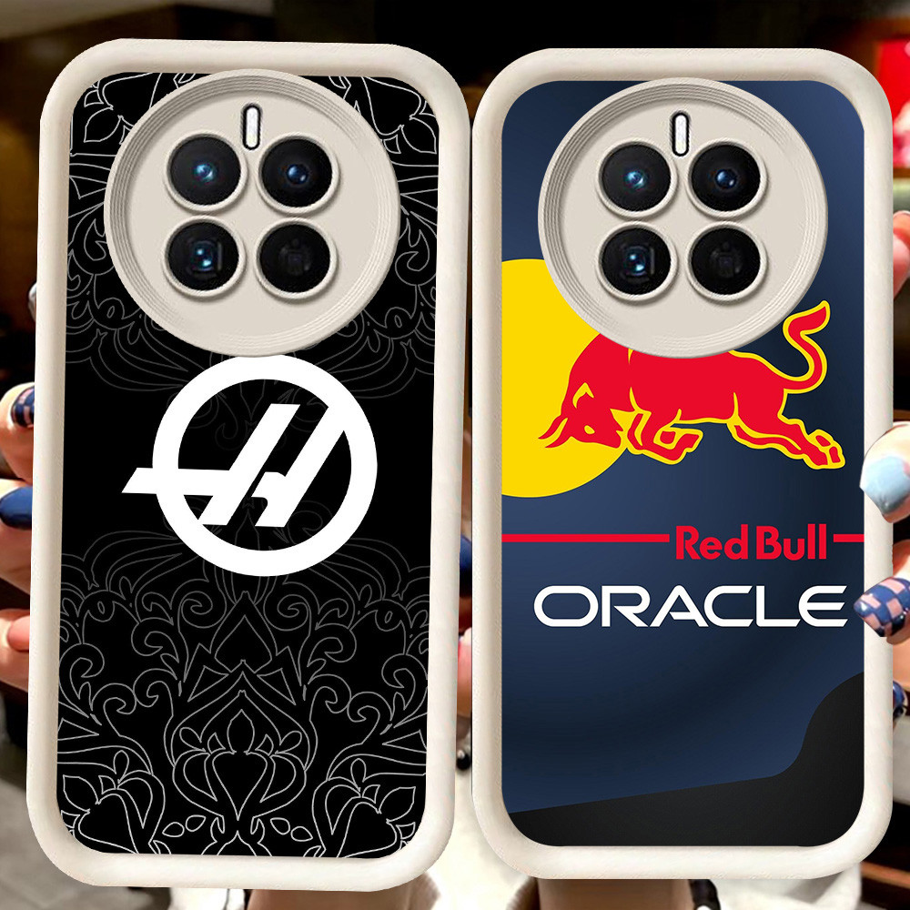 H19 F1 โลโก้ทีมปลอกสีขาวสําหรับ Realme 12X Narzo 70 N65 12 Lite 13 Plus Pro 5G