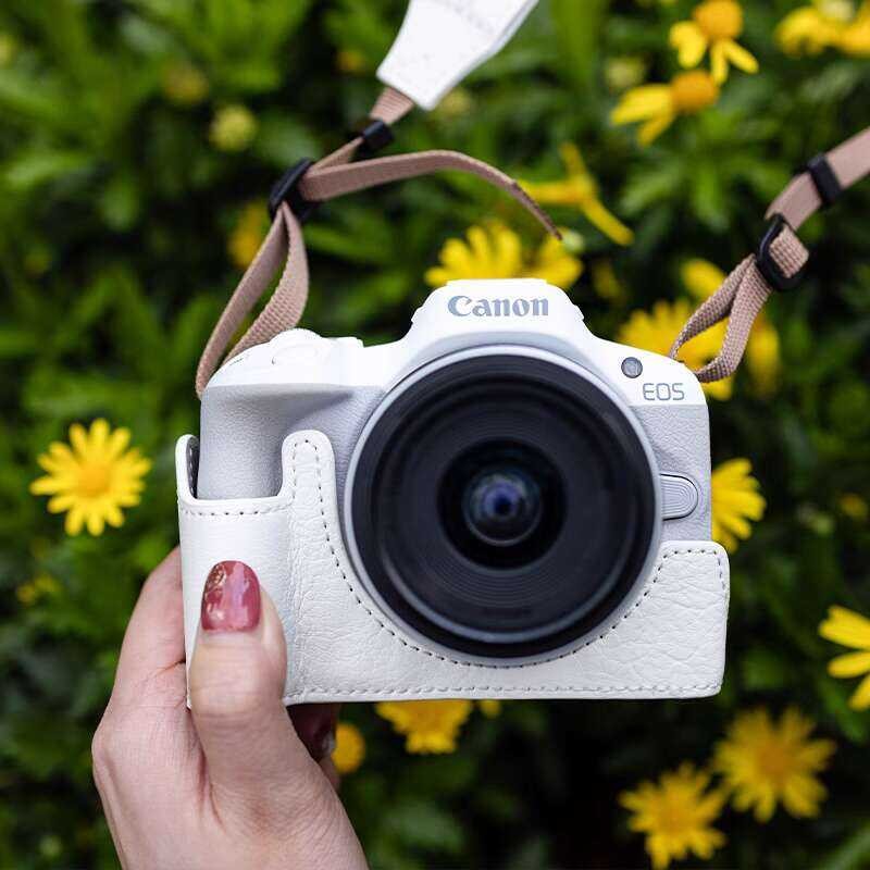 Canon r6 รุ่นที่สอง Micro เดี่ยวเฉพาะกล้องป้องกันกรณี R50 ฐานกระเป๋า G7X2/3 สายคล้องไหล่ซองหนัง M50 